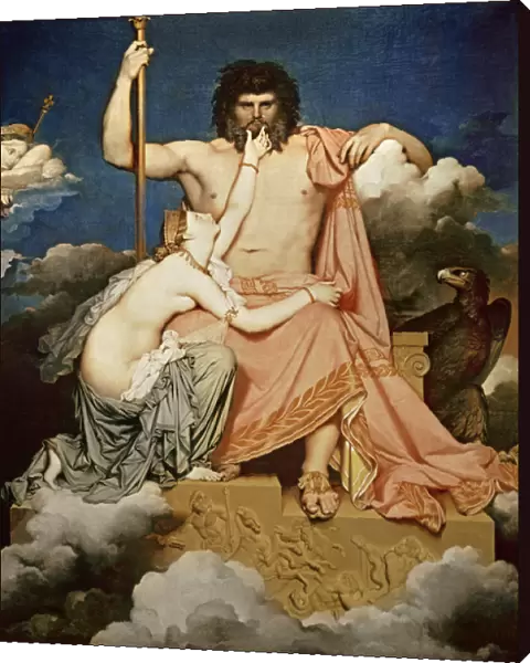 Jupiter and Thetis, 1811 (oil on canvas)