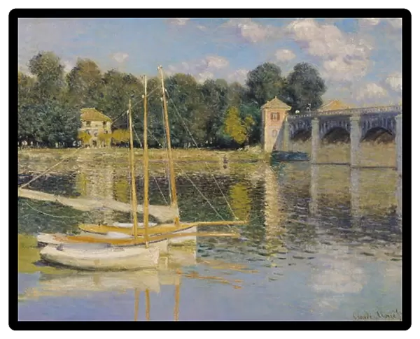 The Bridge at Argenteuil, 1874 (oil on canvas)