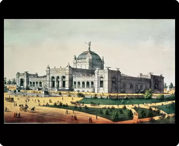 Art Gallery, Grand United States Centennial Exhibition, Fairmount Park, Philadelphia, 1876, pub