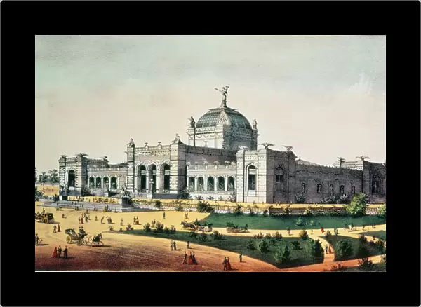 Art Gallery, Grand United States Centennial Exhibition, Fairmount Park, Philadelphia, 1876, pub