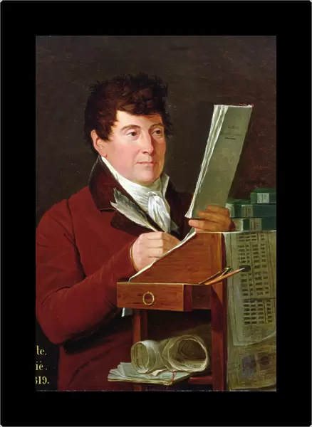 Portrait of Charles Francois Viel (1745-1819) 1811 (oil on canvas)