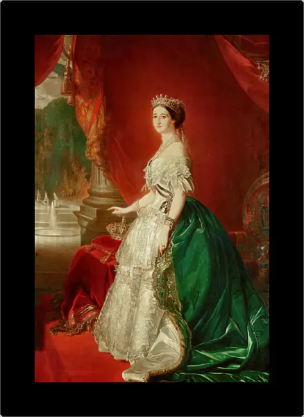 Empress Eugenie of France (1826-1920) wife of Napoleon Bonaparte III (1808-73) (oil