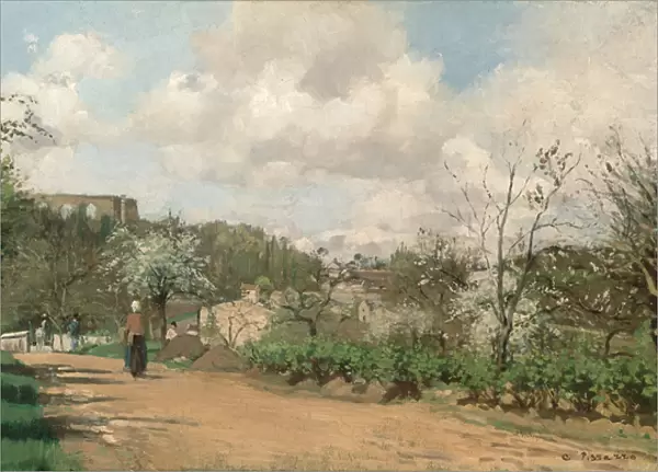 View from Louveciennes, 1869-70 (oil on canvas)