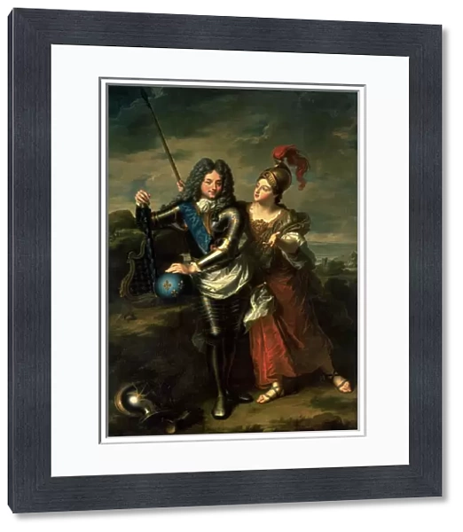 Philippe II d Orleans (1674-1723) the Regent of France and Madame de Parabere as Minerva, c