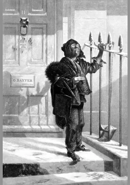 Chimney Sweep on the Morning Call, 1853 (engraving)