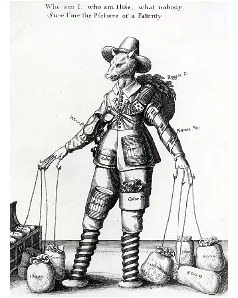 Satirical Print, 1641-1650 (etching)