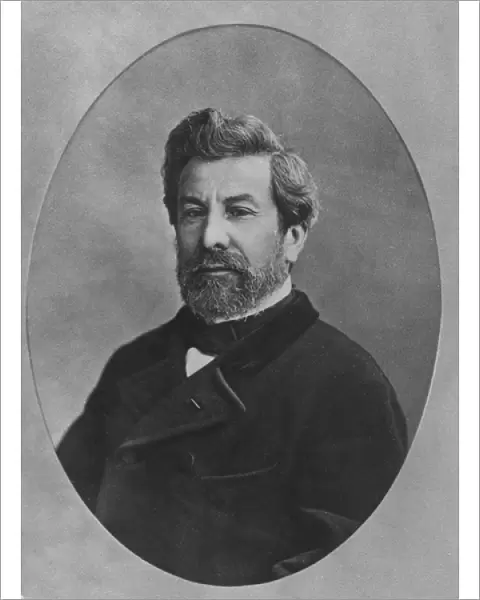 Portrait of Francois-Ambroise-Germain Gilbert, c. 1860 (b  /  w photo)
