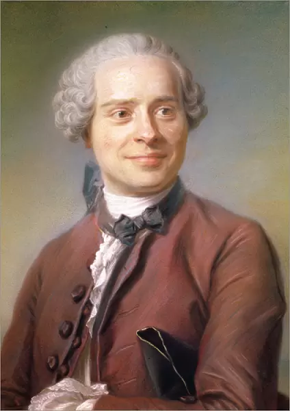 Portrait of the French Philosopher, Writer and Mathematician, Jean Le Rond d Alembert