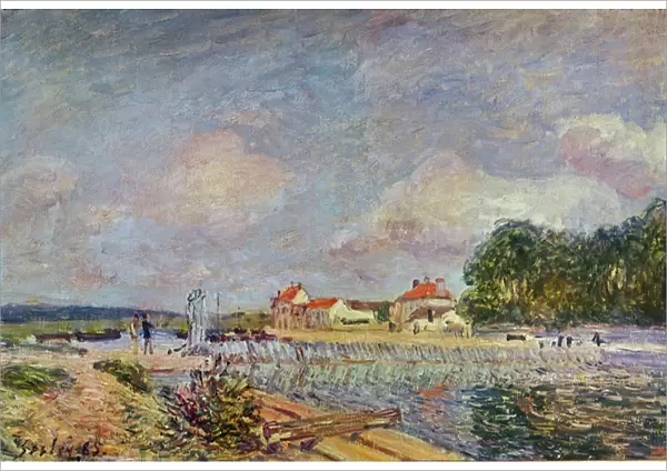 The Dam, 1885 (oil on canvas)