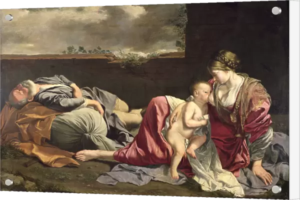 The Rest on the Flight into Egypt, 1628 (oil on canvas)