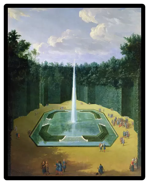 View of the Fountain Obelisk in the Gardens of Versailles (Louis XIV promenade)
