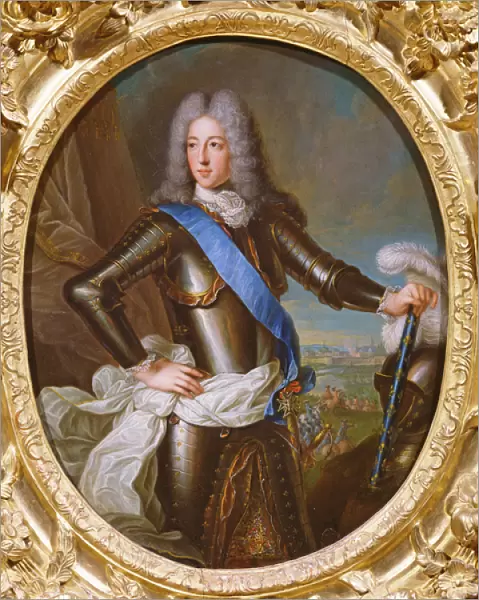 Portrait of Louis-Henri de Bourbon, Prince of Conde (oil on canvas)