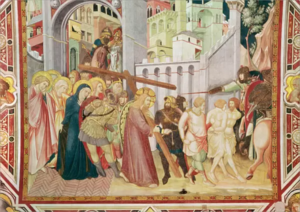 The Ascent to Calvary, c. 1320 (fresco)