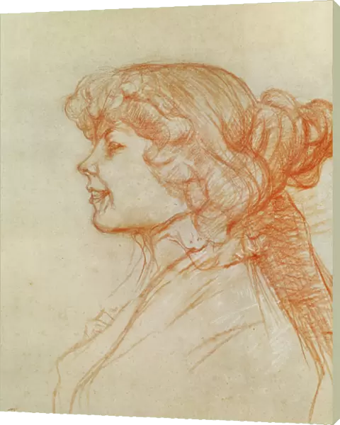 The English Girl at the Star in Le Havre, 1899 (crayon on paper)