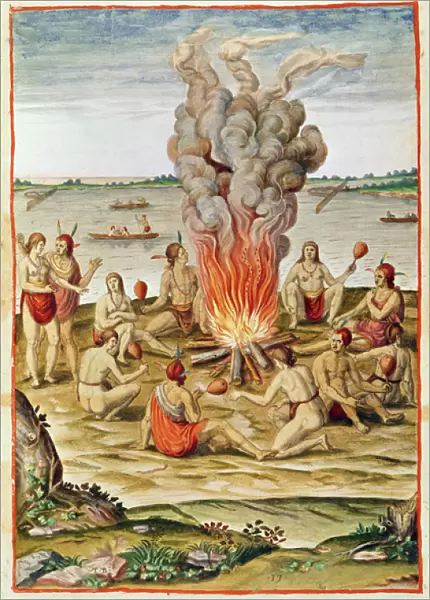 Admiranta Narratio, the Celebration of a Victory around a Fire (page 79