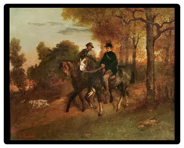 The Return from the Hunt, 1857 (oil on canvas)
