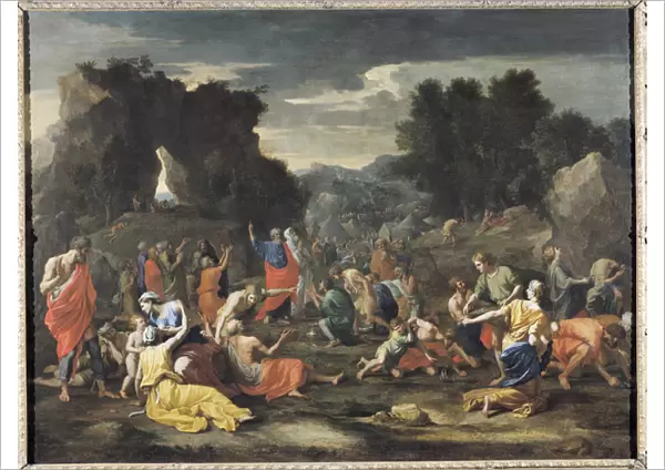 The Gathering of Manna, c. 1637-9 (oil on canvas)
