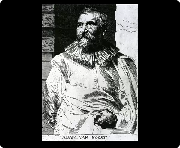 Adam Van Noort (1561  /  2-1641) (etching)