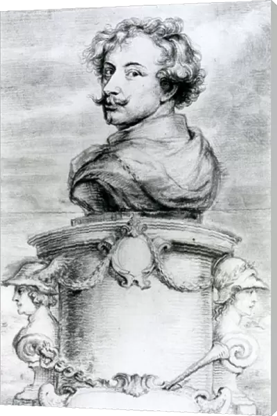 Sir Anthony van Dyck (1599-1641) (engraving)