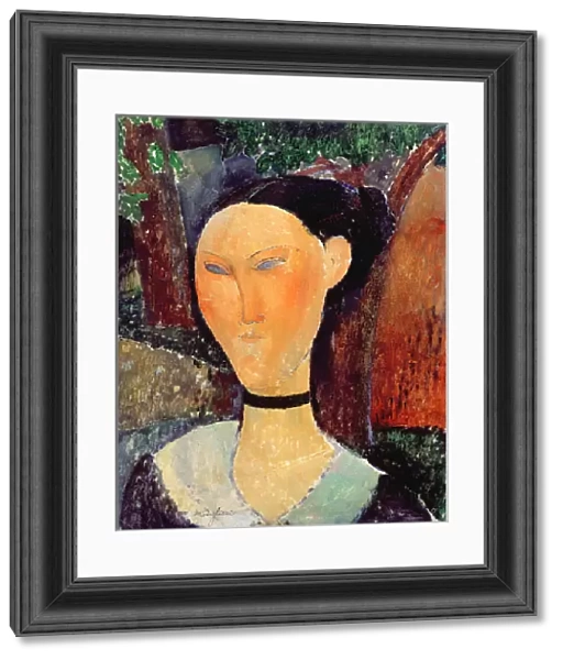 Woman with a Velvet Neckband, c. 1915 (oil on canvas)