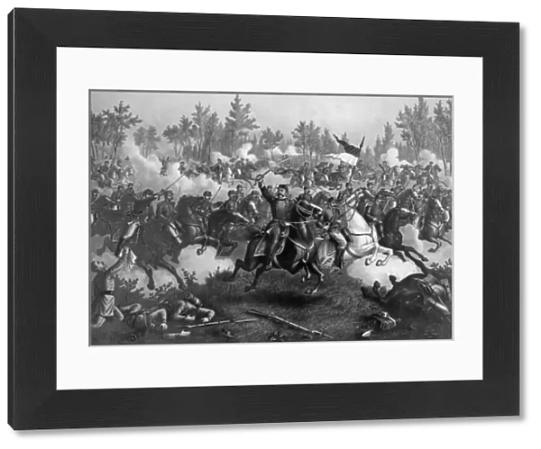 The Battle of Cedar Creek, Oct. 19th, 1864, pub. by Kurz & Allison, Chicago, 1890