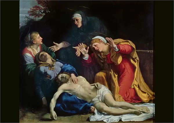The Dead Christ Mourned ( The Three Maries ), c. 1604 (oil on canvas)