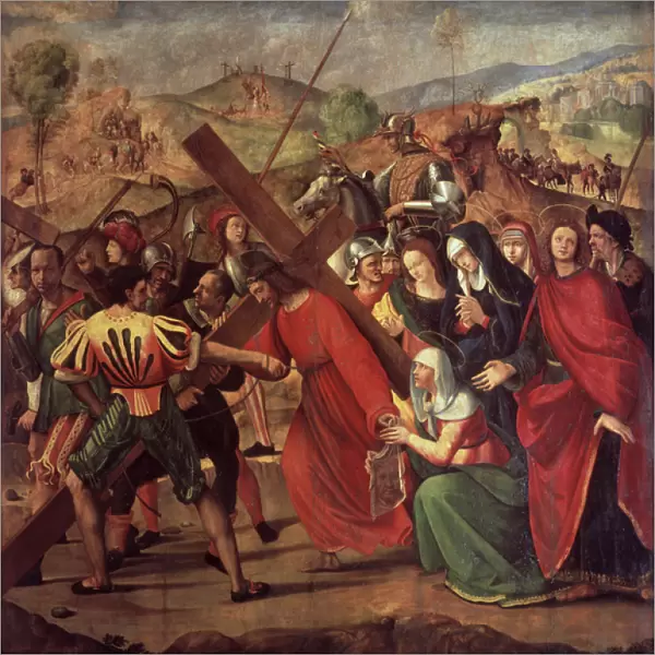 The Procession to Calvary, c. 1505 (oil on canvas transferred from wood)