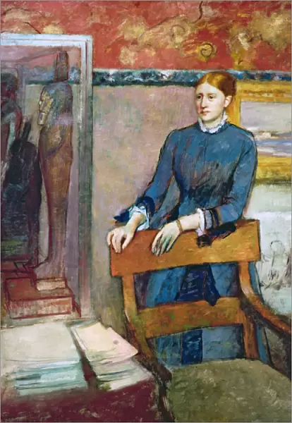 Helene Rouart in her Fathers Study, c. 1886 (oil on canvas)