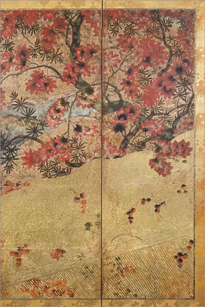 Plants of autumn, c. 1550, (ink, colours, gold and silver on paper)