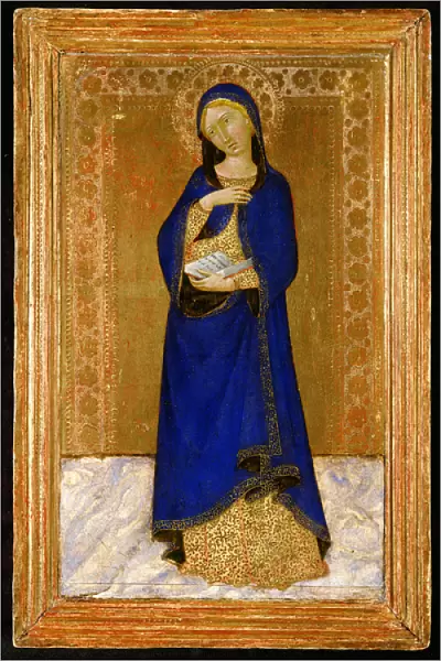 The Virgin Annunciate (tempera on gold ground panel)