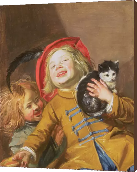 Laughing Children with a Cat, 1629