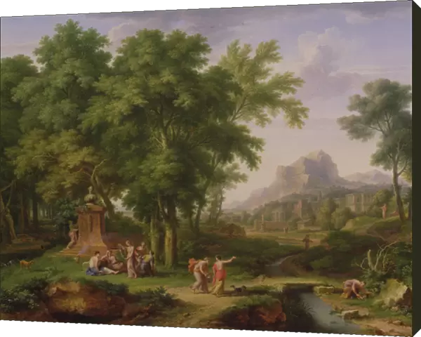 Arcadian Landscape with a Bust of Flora, 1724-25 (pair to 68872)