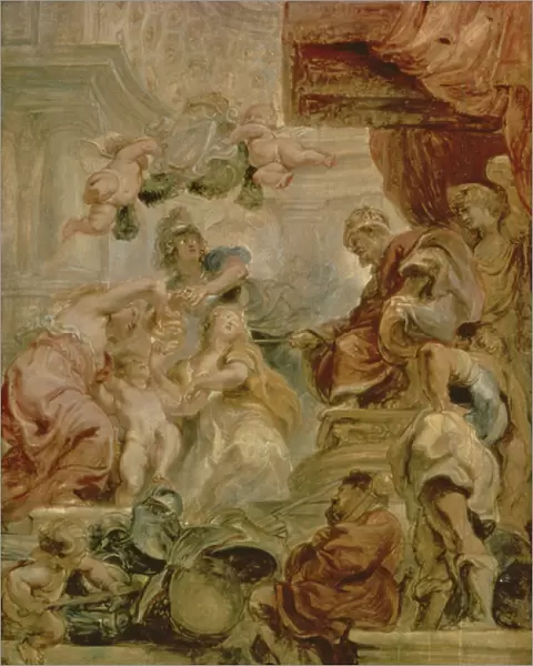 The Union of the Crowns, 1630-34 (oil on canvas)