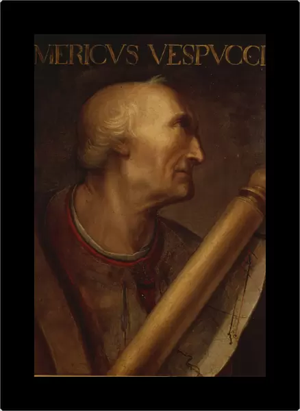 Amerigo Vespucci (oil on panel)