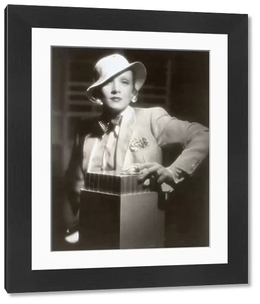 Portrait of Marlene Dietrich, 1935 (b  /  w photo)