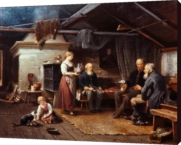 The Veterans (From Days Gone By), 1882 (oil on canvas)