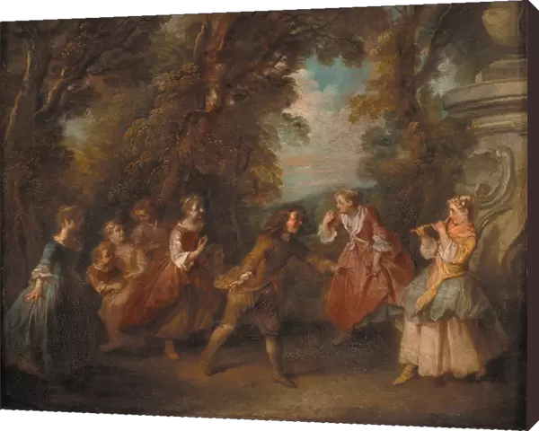 Children at play in the open, 1705-43 (oil on panel)