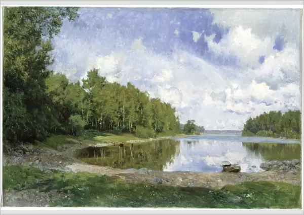 Lake view at Engelsberg, Vastmanland, 1893 (oil on canvas)