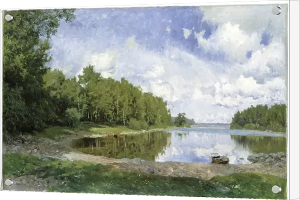 Lake view at Engelsberg, Vastmanland, 1893 (oil on canvas)