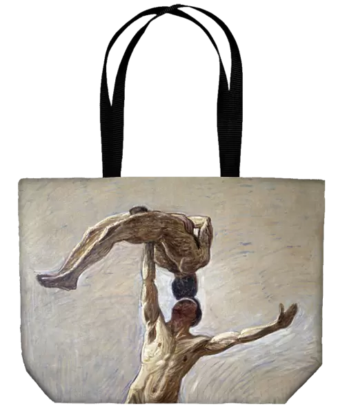 Athletes, 1912 (oil on canvas)