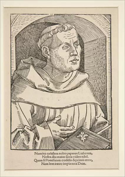 Portrait of Martin Luther (woodcut)