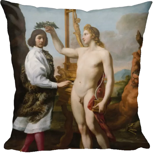 Marcantonio Pasqualini Crowned by Apollo, 1641 (oil on canvas)