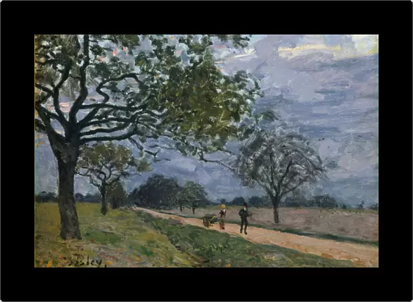 The Road from Versailles to Louveciennes, 1879 (oil on canvas)