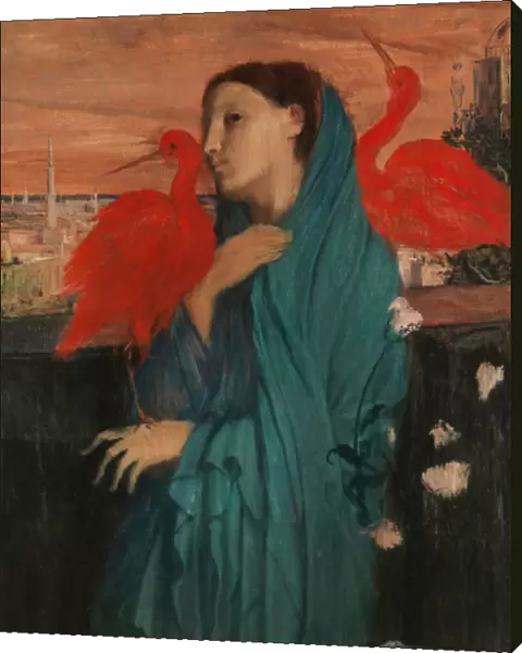 Young Woman with Ibis, 1860-62 (oil on canvas)