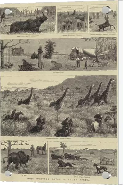 Some Hunting Notes in South Africa (engraving)