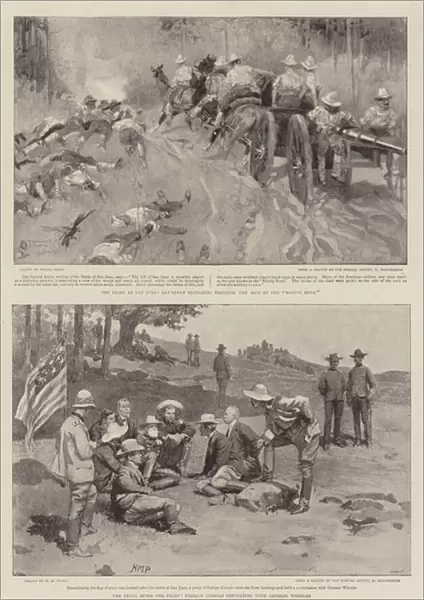 The Spanish-American War, the Battle of San Juan (litho)
