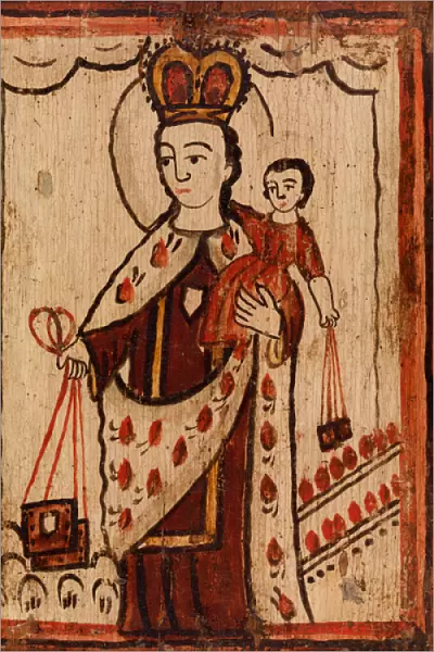 Our Lady of Mount Carmel, c. 1830 (water-based paint on wood panel)