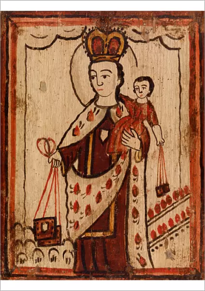 Our Lady of Mount Carmel, c. 1830 (water-based paint on wood panel)