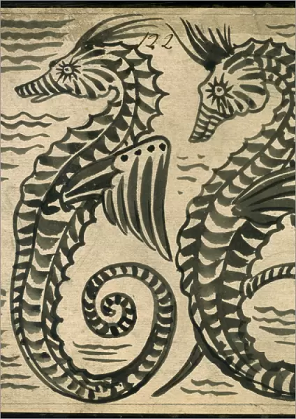 Sea-Horse (w  /  c on paper)