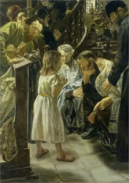 The Twelve-Year-Old Jesus in the Temple, 1879 (oil on canvas)
